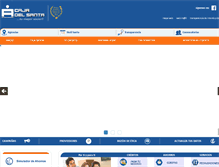 Tablet Screenshot of cajadelsanta.pe